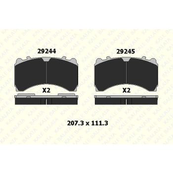 FREN BALATASI ARKA M-BENZ AXOR ACTROS MP4 10 AROCS ANTOS 1842 1835 1848 2036 20