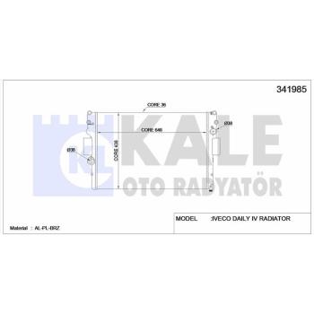 MOTOR SU RADYATOR IVECO DAILY III / IV 35C12V/P-35S12 V-35S12V/P 06 (BRAZING)(M